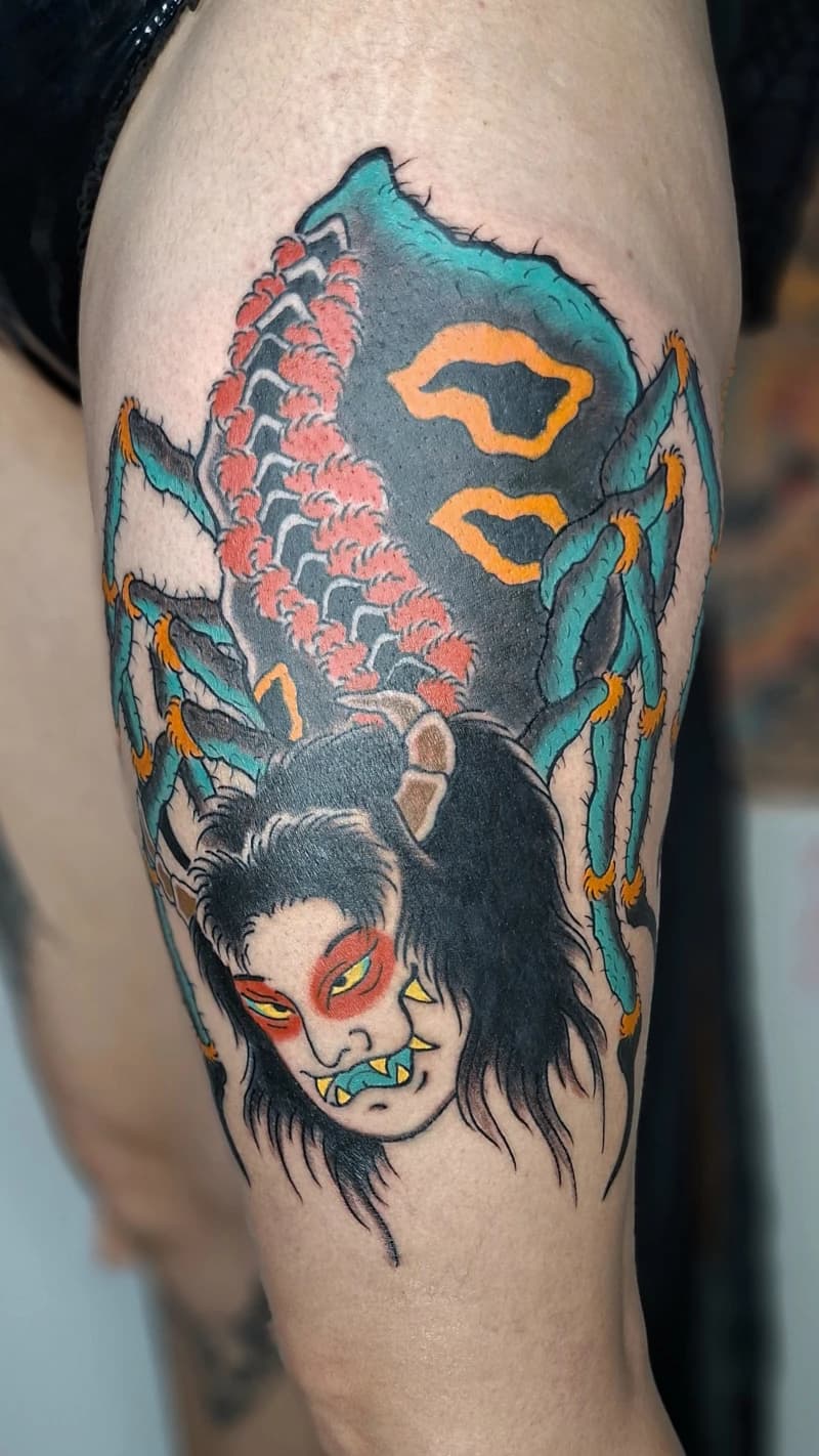 Jorogumo, a mulher-aranha do folclore japonês
